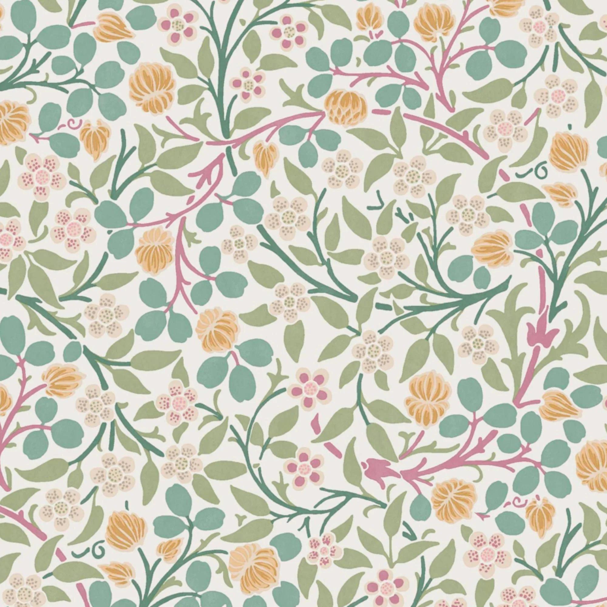 Multicoloured - William Morris - Clover Spring Garden Wallpaper - 4