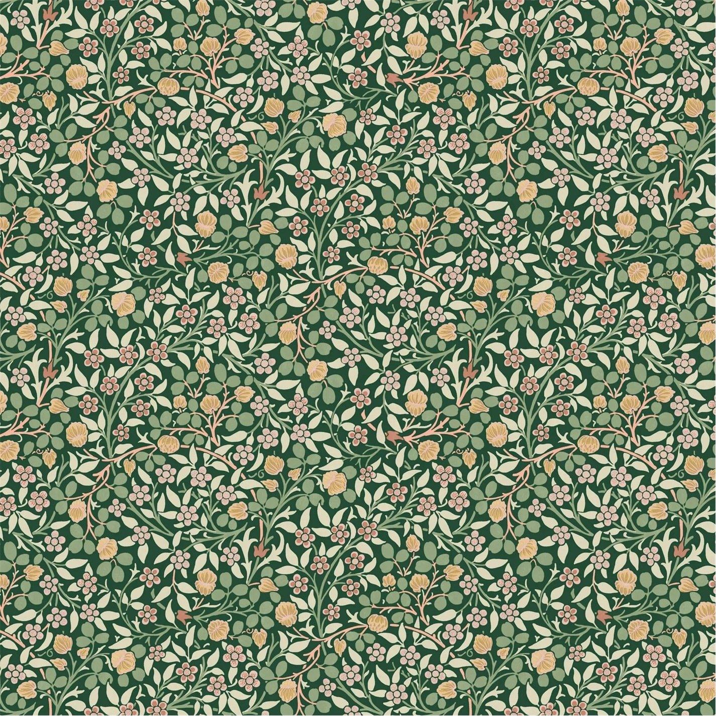 William Morris At Home  Clover Forest Wallpaper - Green