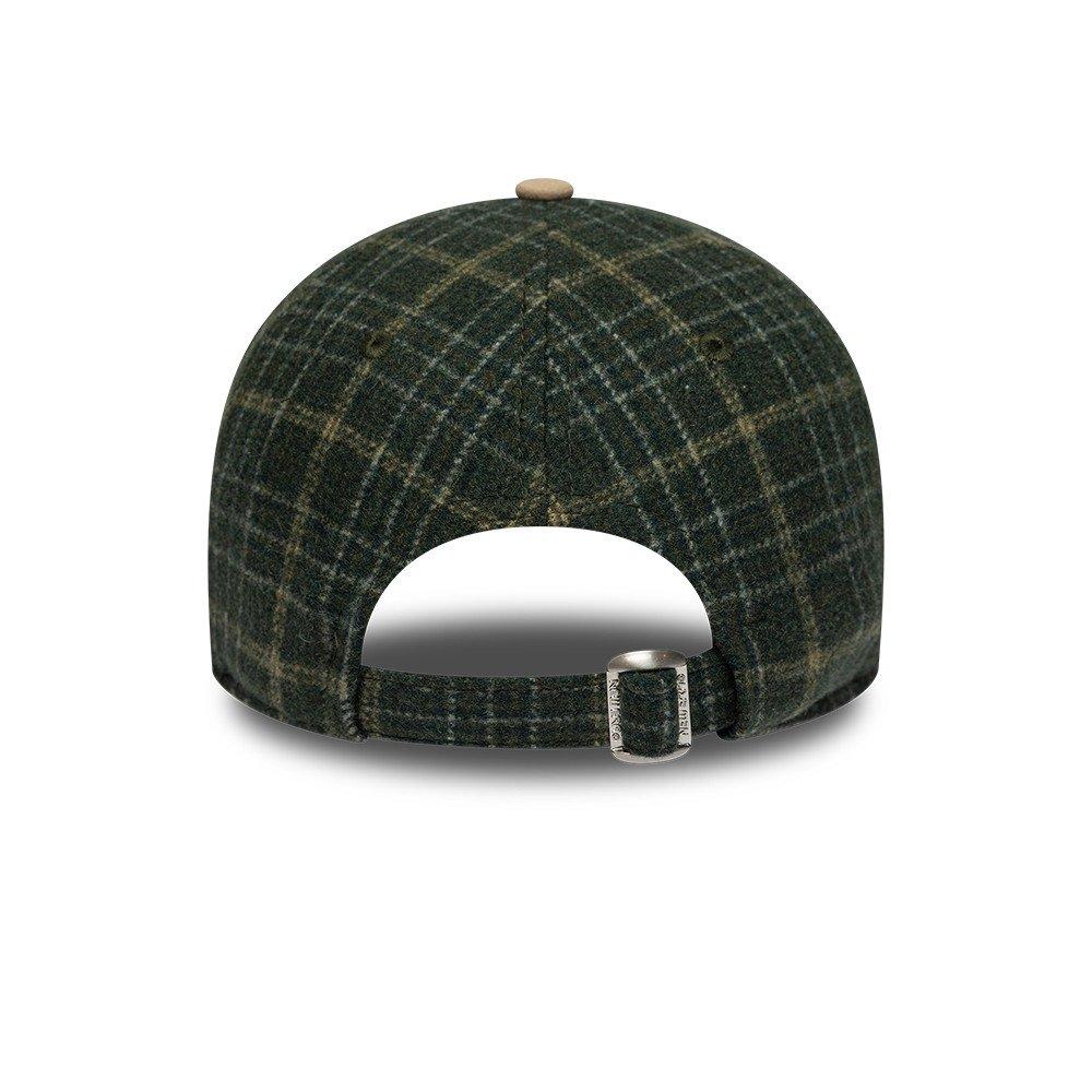 NY Stone/Green - New Era - 9TWENTY Plaid Wool Blend Adjustable Cap - 4