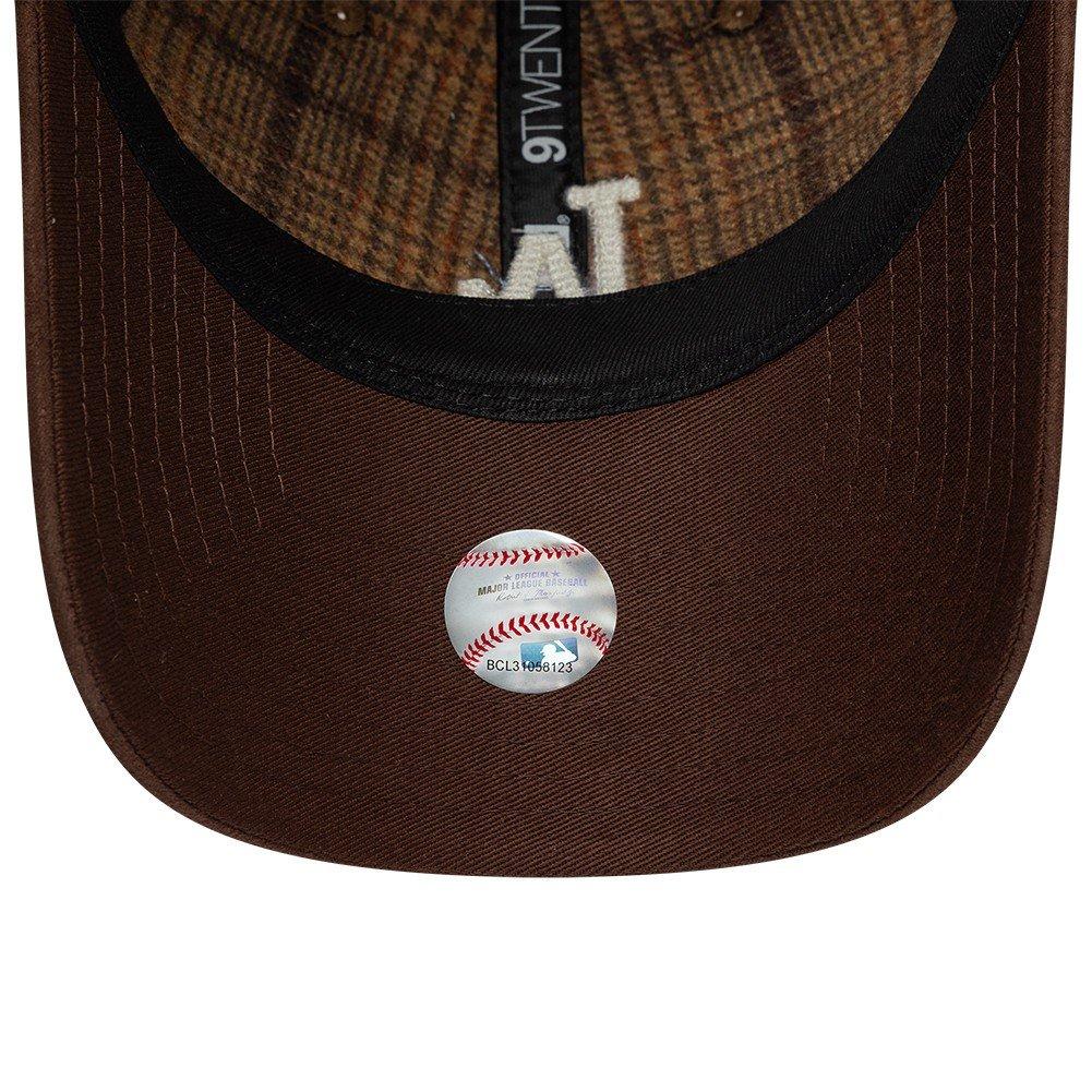 LA Braun/Stein - New Era - Mix Check 9TWENTY Knitted Adjustable New York Yankees Baseball Cap - 5