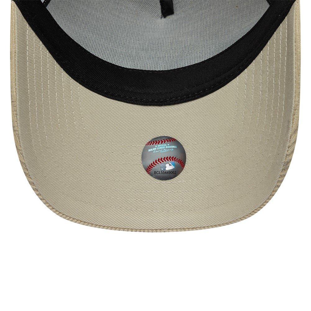 NY Stone/Stone - New Era - 9FORTY E-Frame Cord Snapback Cap - 5