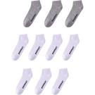 Blanc - Donnay - 10 pack trainer socks plus size mens - 1