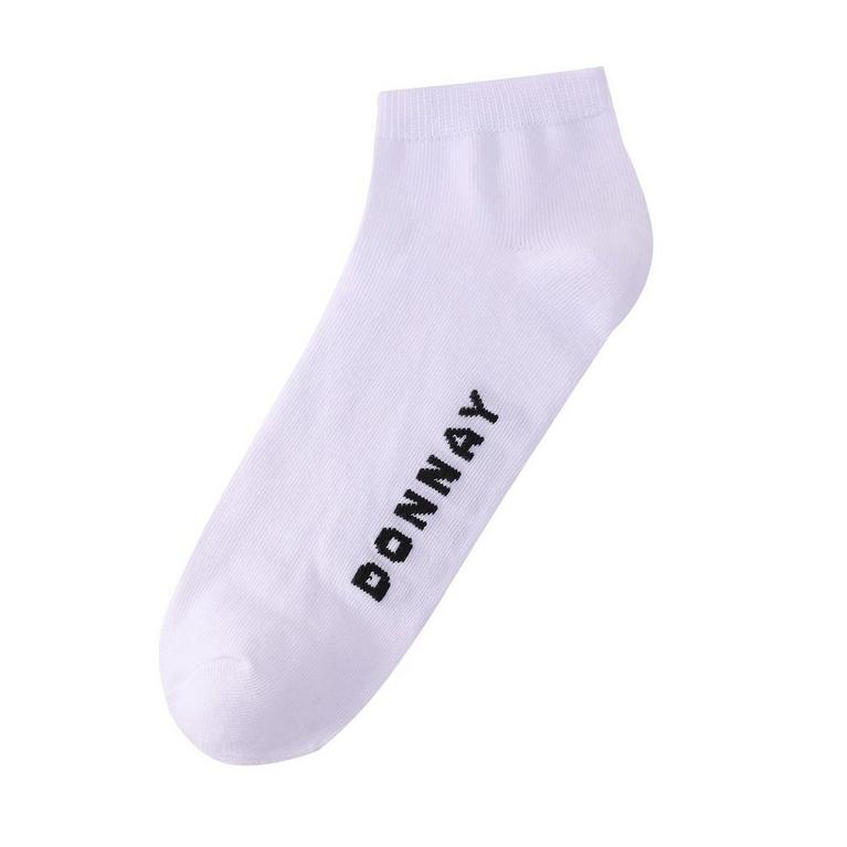 Blanc - Donnay - 10 pack trainer socks plus size mens - 3