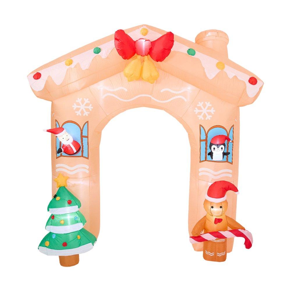 Multi - LIFE IDEAS - 3.3M Christmas Inflatable Archway - 1
