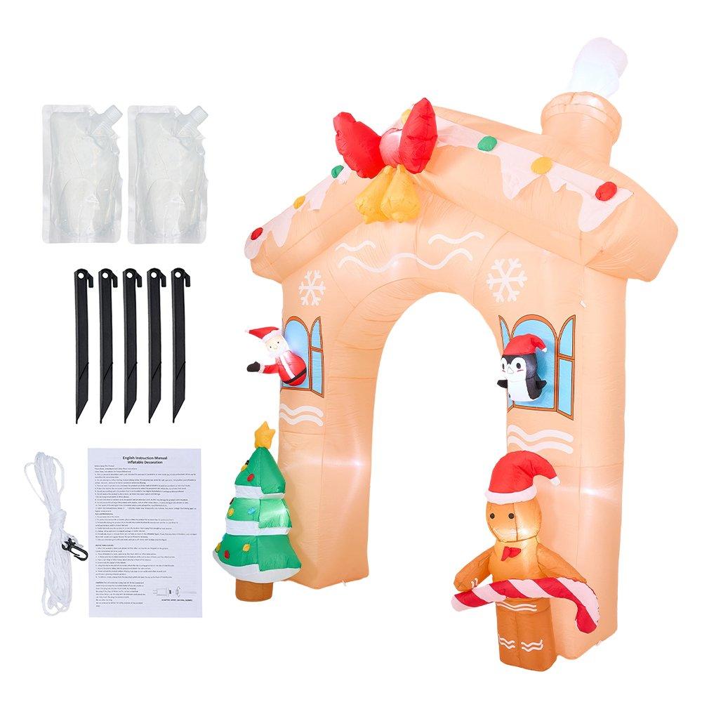 Multi - LIFE IDEAS - 3.3M Christmas Inflatable Archway - 4