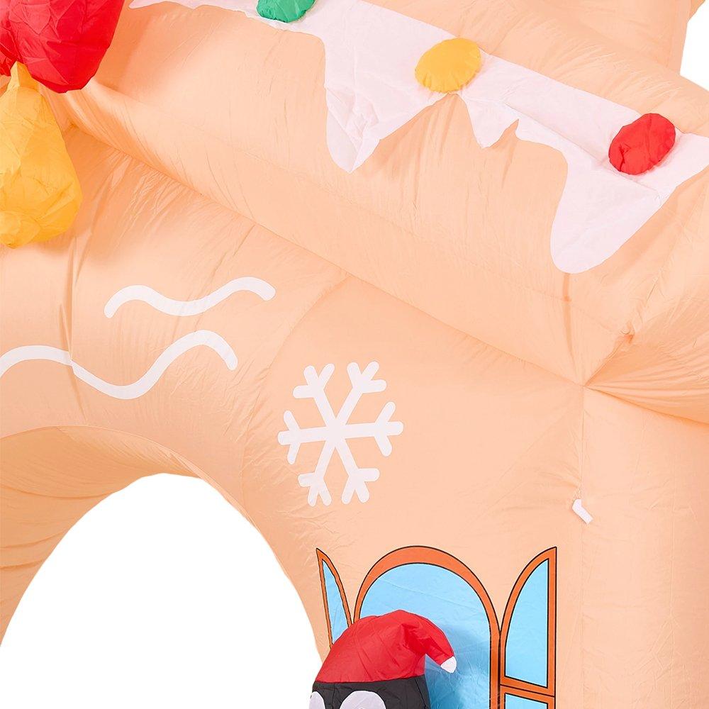 Multi - LIFE IDEAS - 3.3M Christmas Inflatable Archway - 6