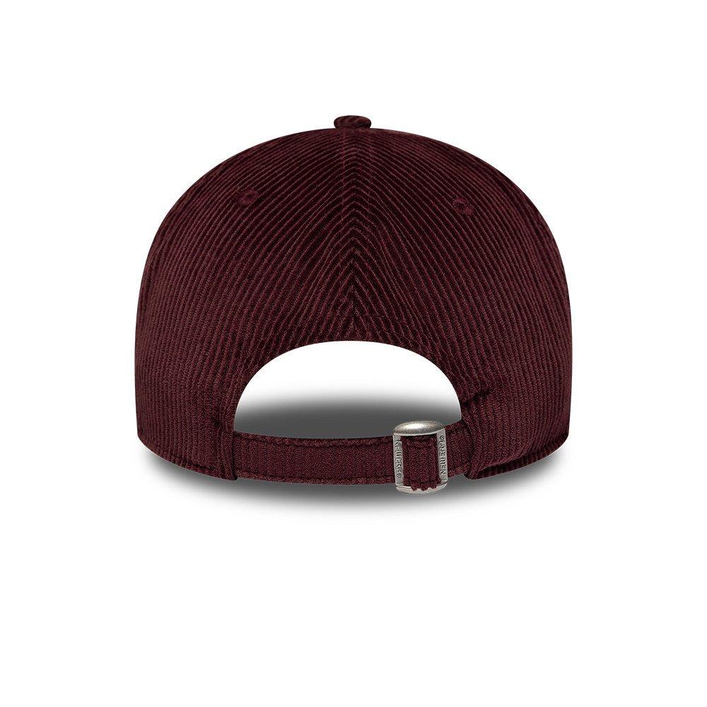 NY Maroon - New Era - 9TWENTY Cord Script Adjustable Cap - 4