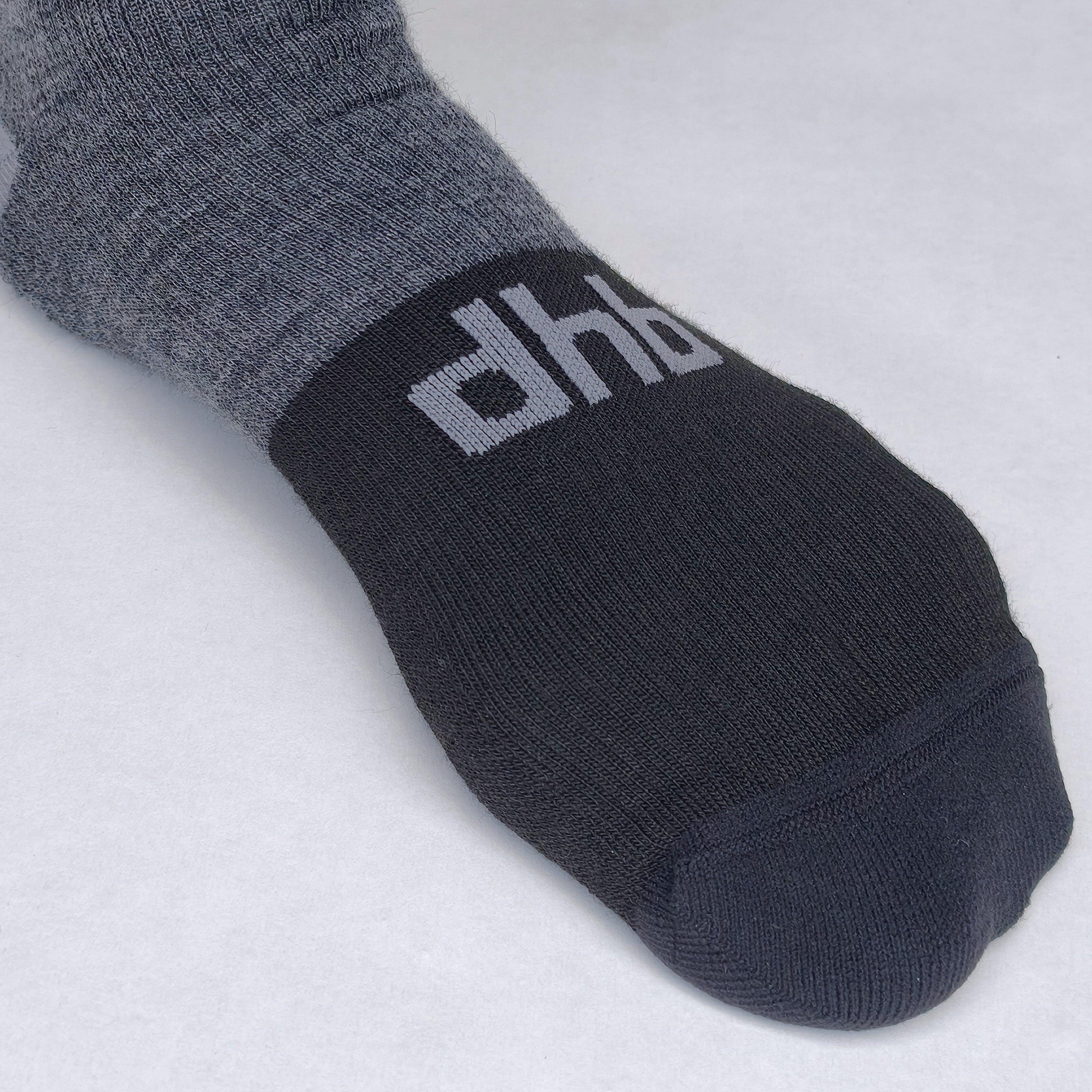 Black/Grey - Dhb - Aeron Deep Winter Merino Winter Weight Socks - 4