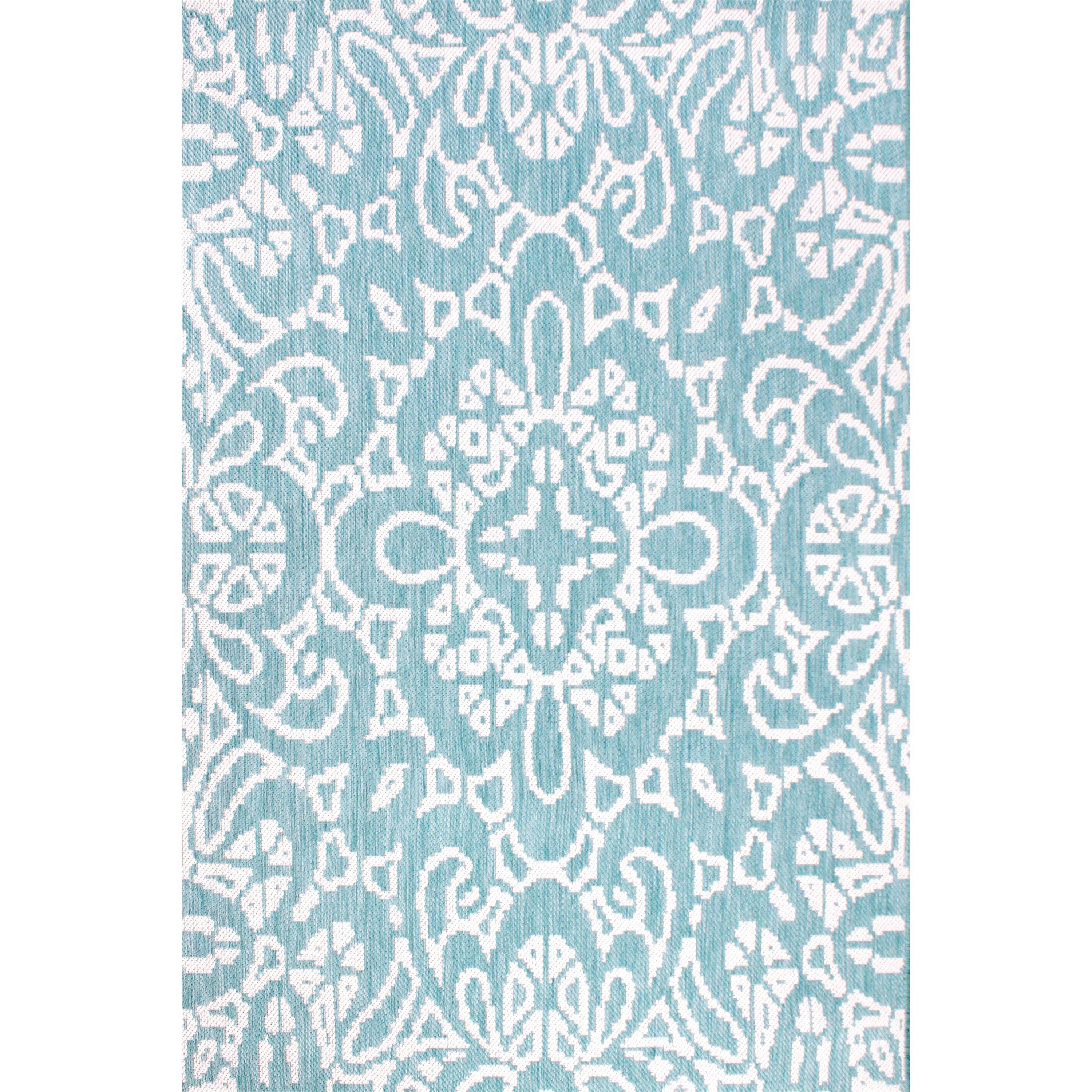 Aqua - Rugstyle - SUMMER BREEZE FLEUR DE LYES - 2