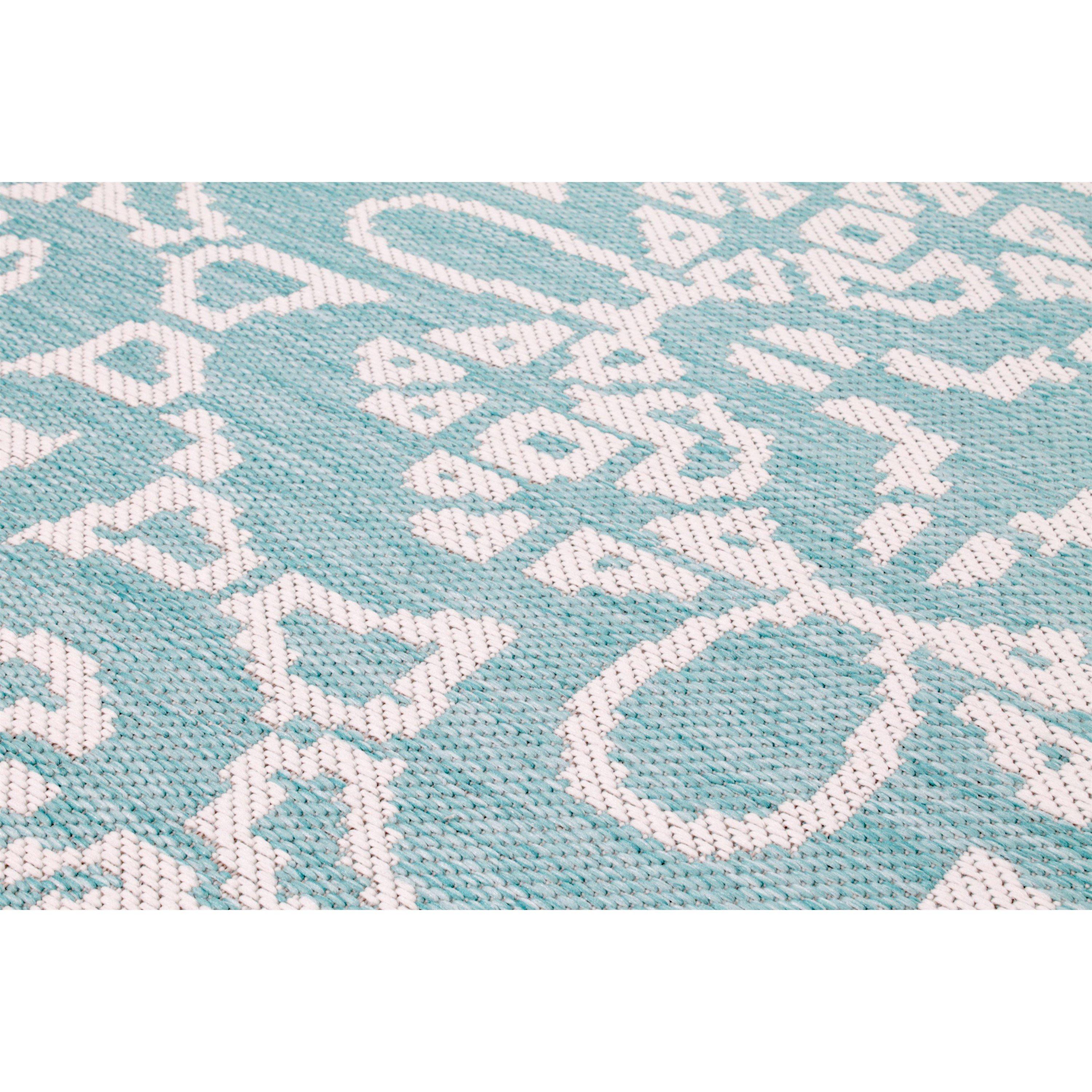 Aqua - Rugstyle - SUMMER BREEZE FLEUR DE LYES - 3