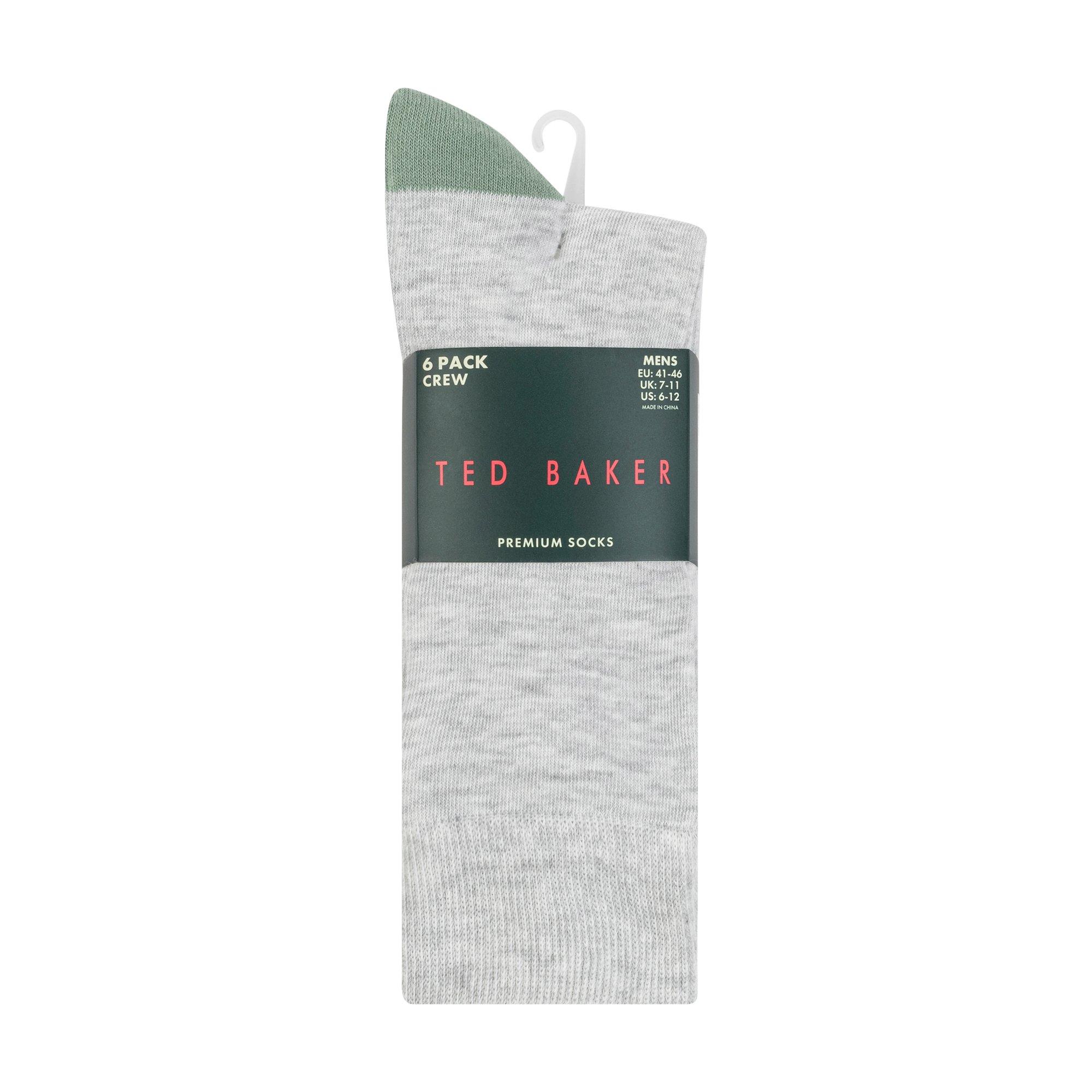 Schwarz - Ted Baker - Men's Formal Crew Socks - 1