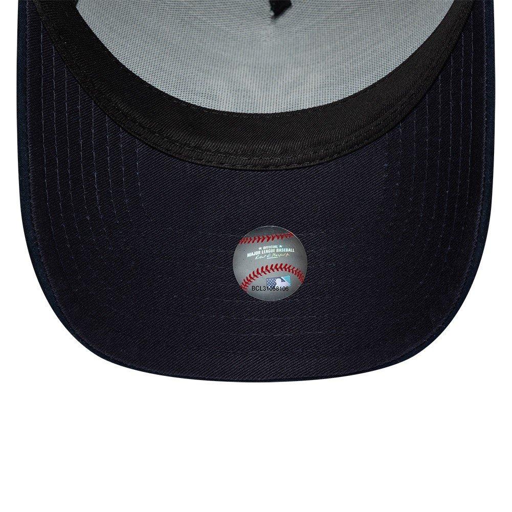 NY Green/Navy - New Era - E-Frame Faux Suede Visor Snapback Cap - 5