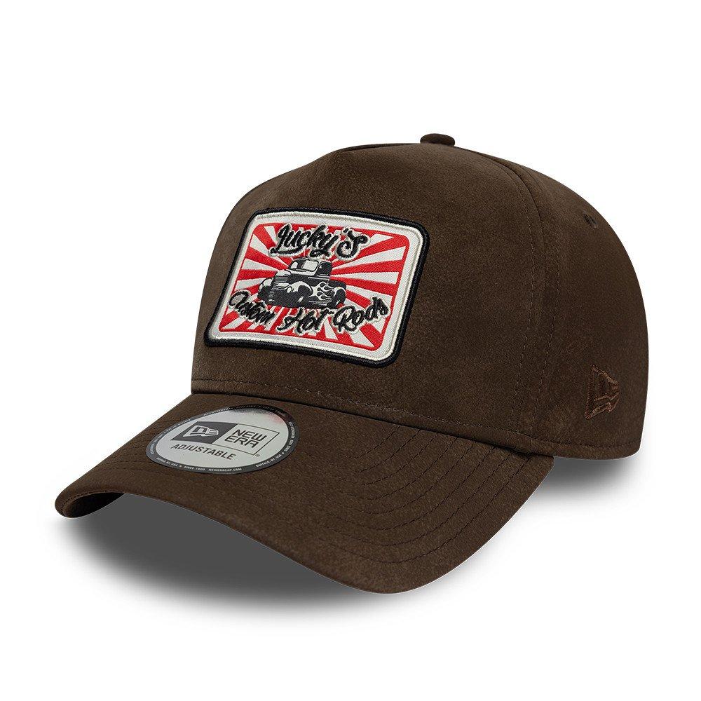 Brown - New Era - Moto PU Patch E-Frame Snapback Cap - 1