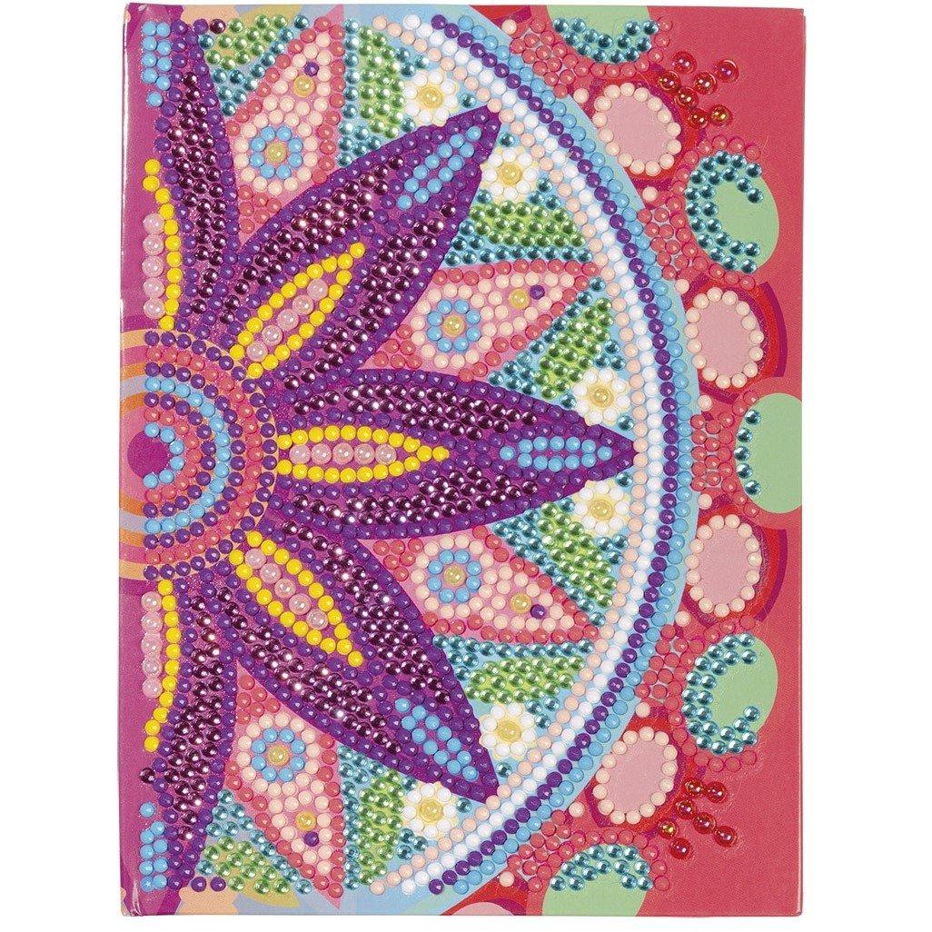 Multi - totum - Totum Diamond Paint Notebook Flower Mandala Pink - 2