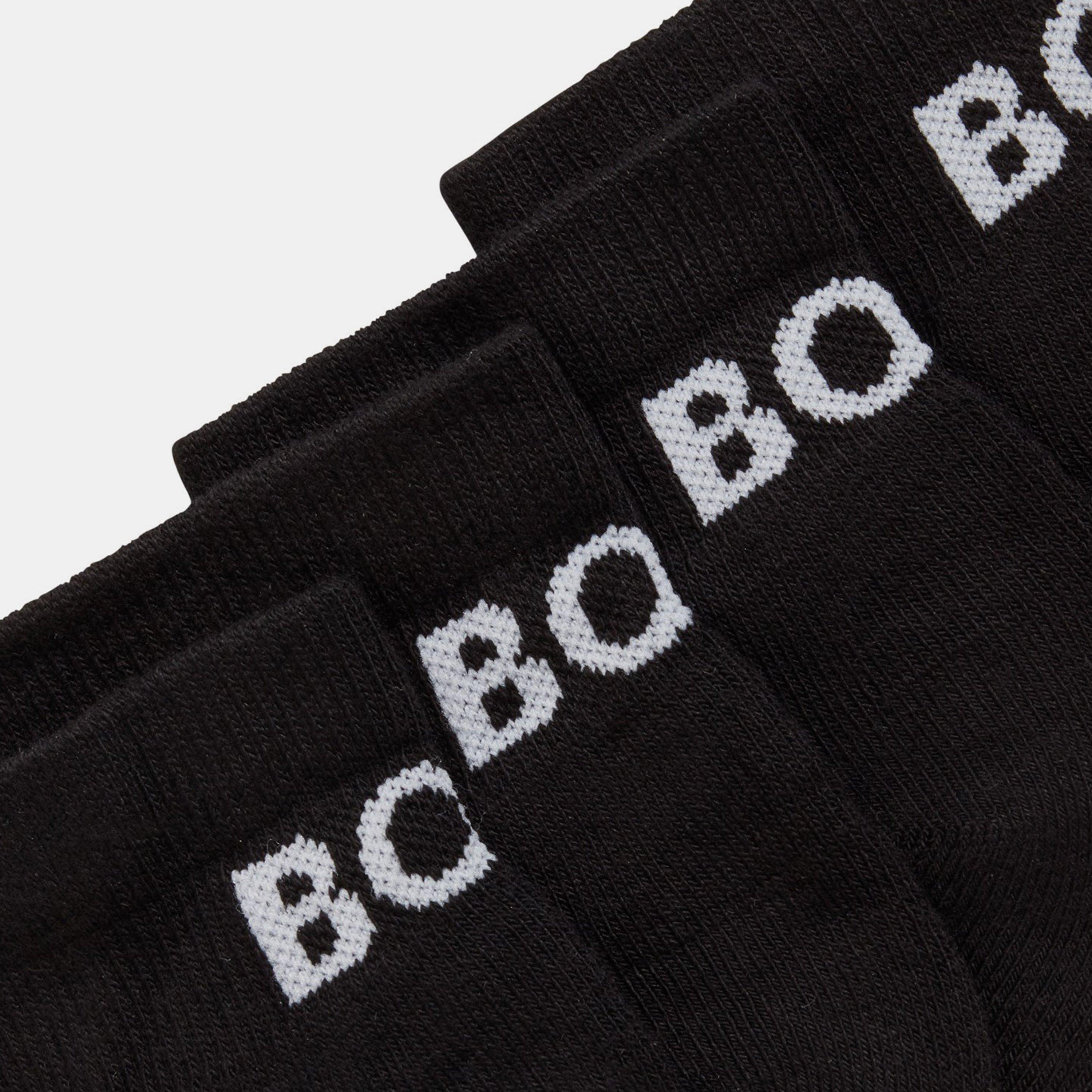 Black 001 - Boss - 2 Pack Sport Ankle Socks - 2