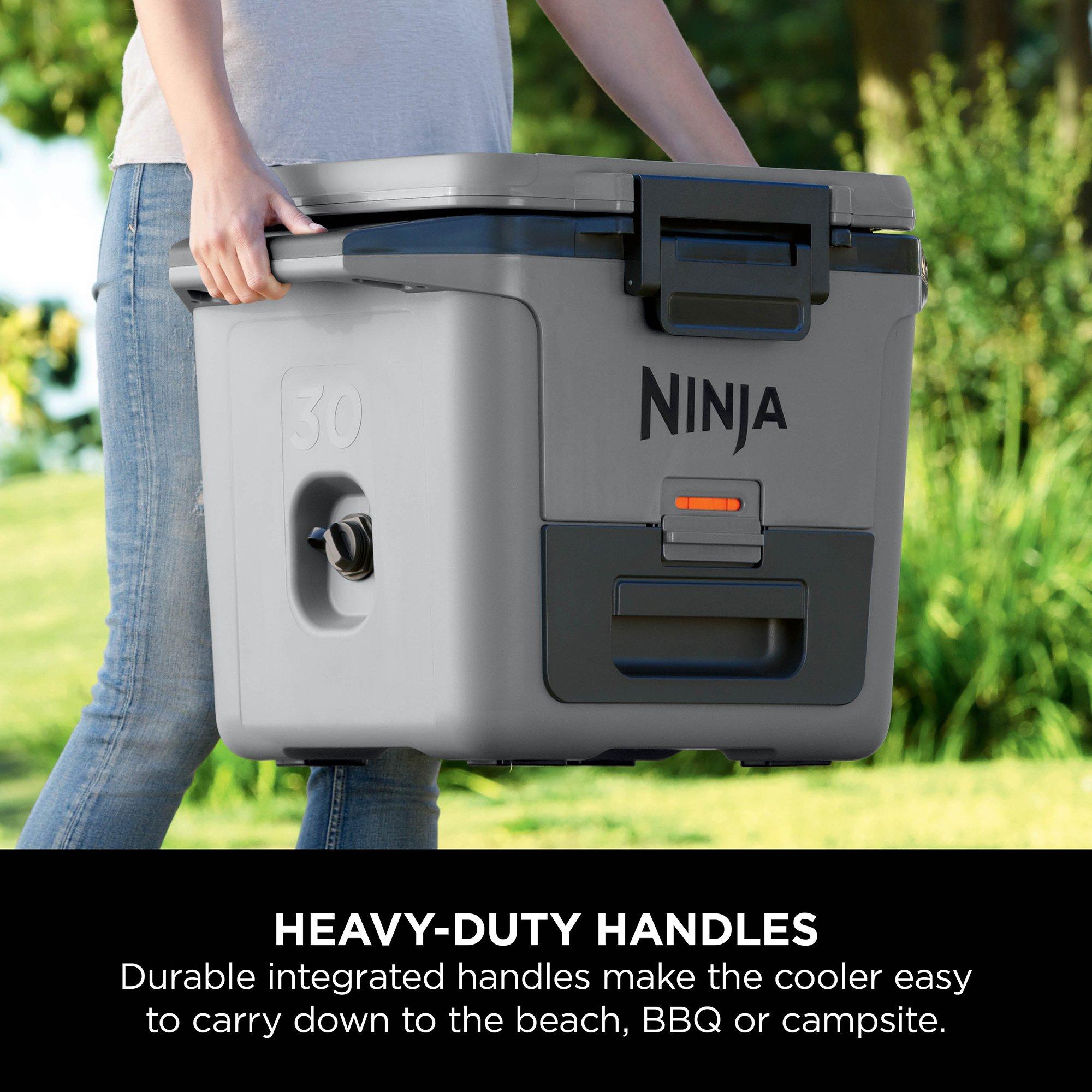 Grey - Ninja - FrostVault 30QT/28L Hard Cooler with Dry Zone - 5