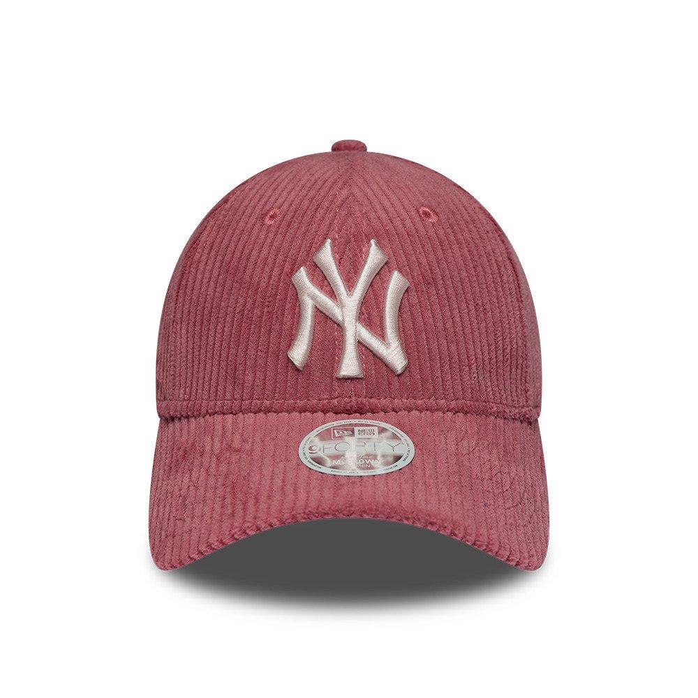 NY Pink - New Era - Womens 9FORTY M-Crown Chunky Cord Cap - 2