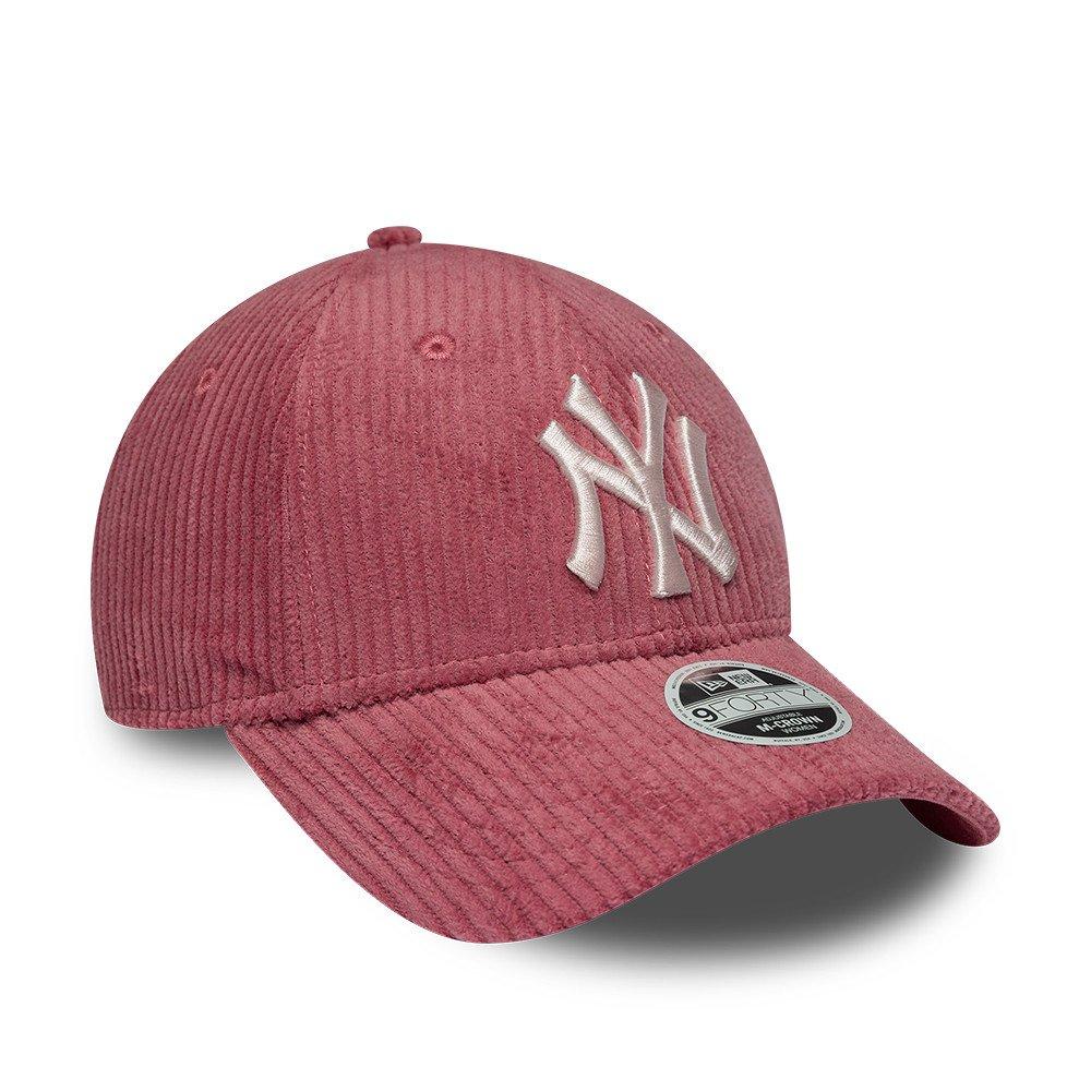 NY Pink - New Era - Womens 9FORTY M-Crown Chunky Cord Cap - 3