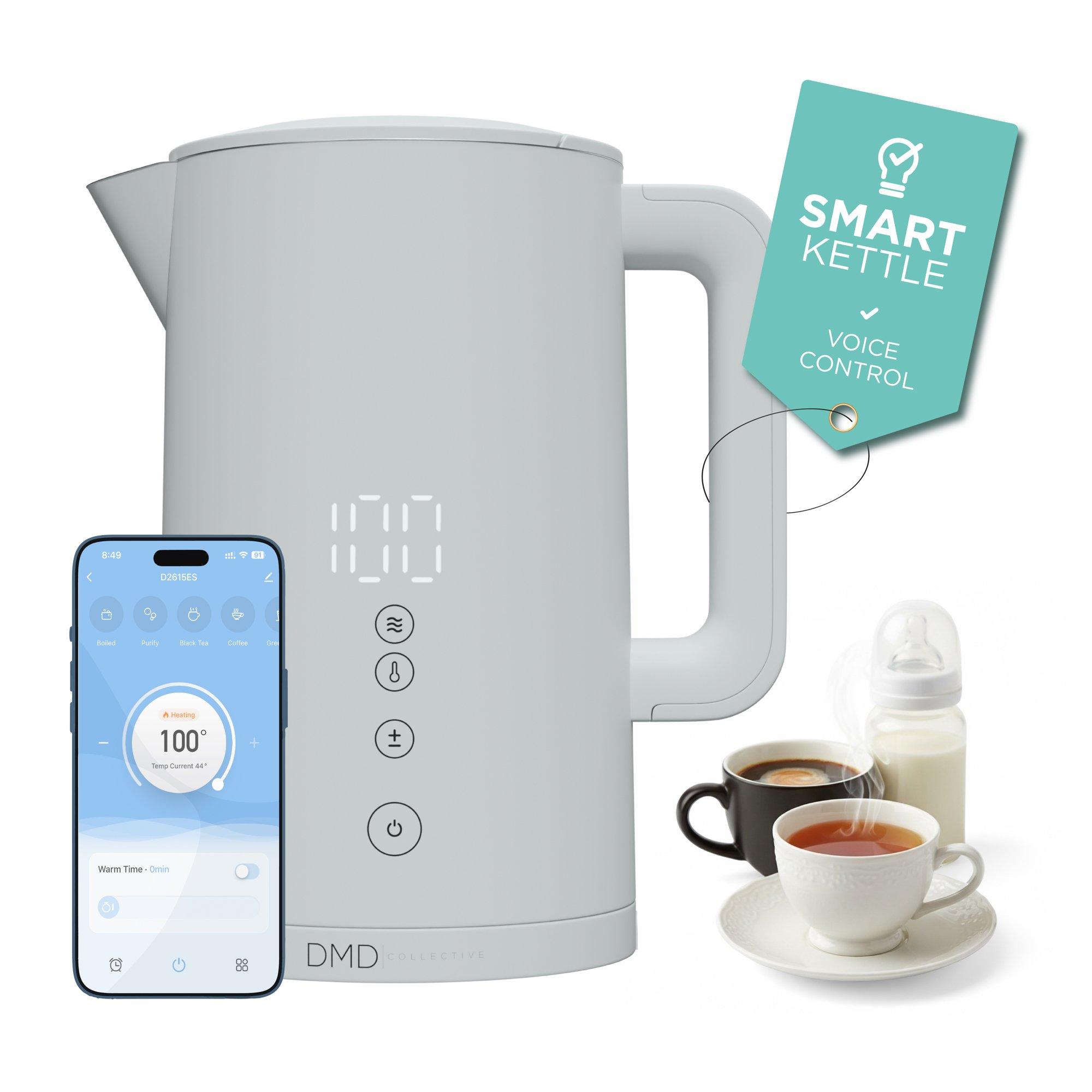DMD Collective 1.5L Digital Smart Kettle, App Operated with Alexa