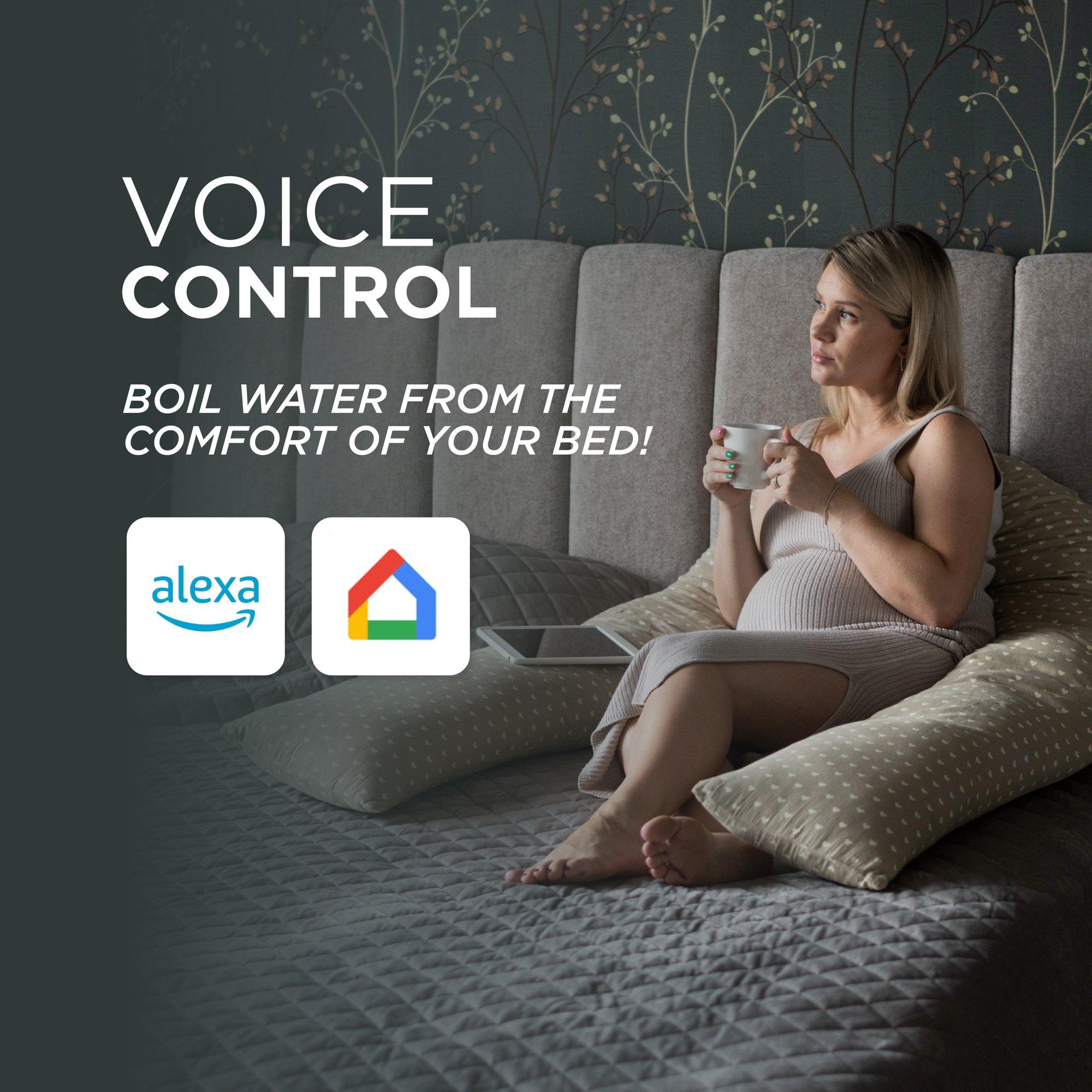 Grey - DMD Collective - 1.5L Digital Smart Kettle, App Operated with Alexa - 7