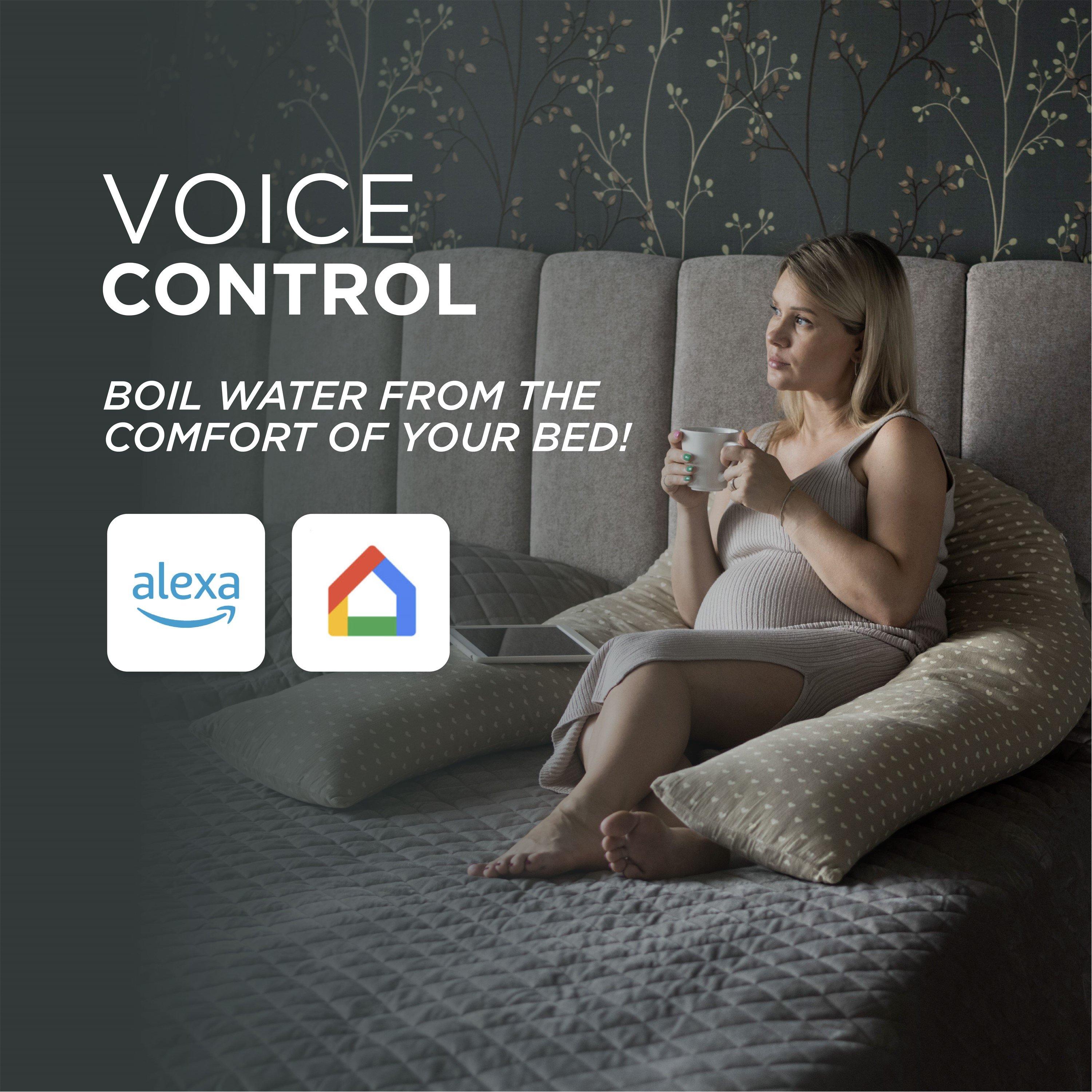 Black - DMD Collective - 1.5L Digital Smart Kettle App Operated with Alexa - 7