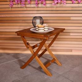 Charles Bentley SMALL EUCALYPTUS FOLDING SIDE TABLE