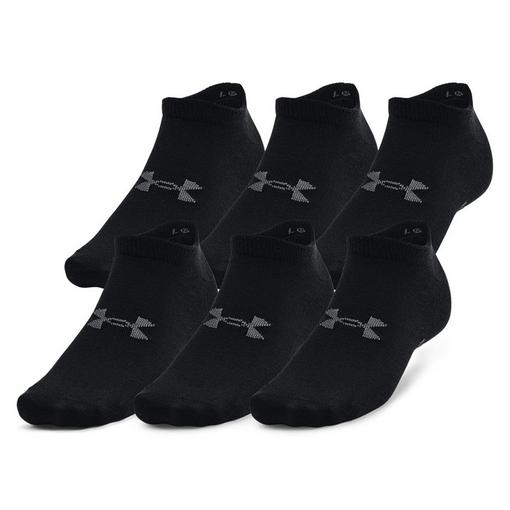 Under Armour Essentials Adults No Show Socks 6 Pack