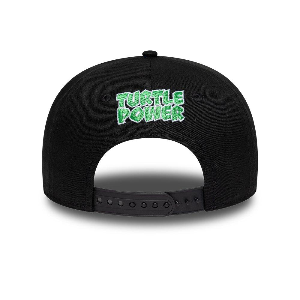 TMNT Black - New Era - Kids TMNT 9FIFTY Snapback Flat Peak Cap - 4