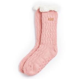 Barbour Cable Knit Lounge Socks