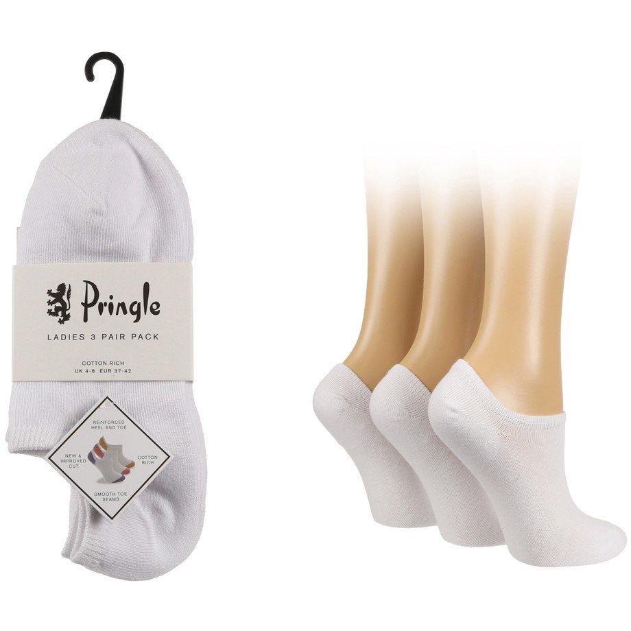 Bianco - Pringle - Secret Socks 3 Pack Ladies - 3
