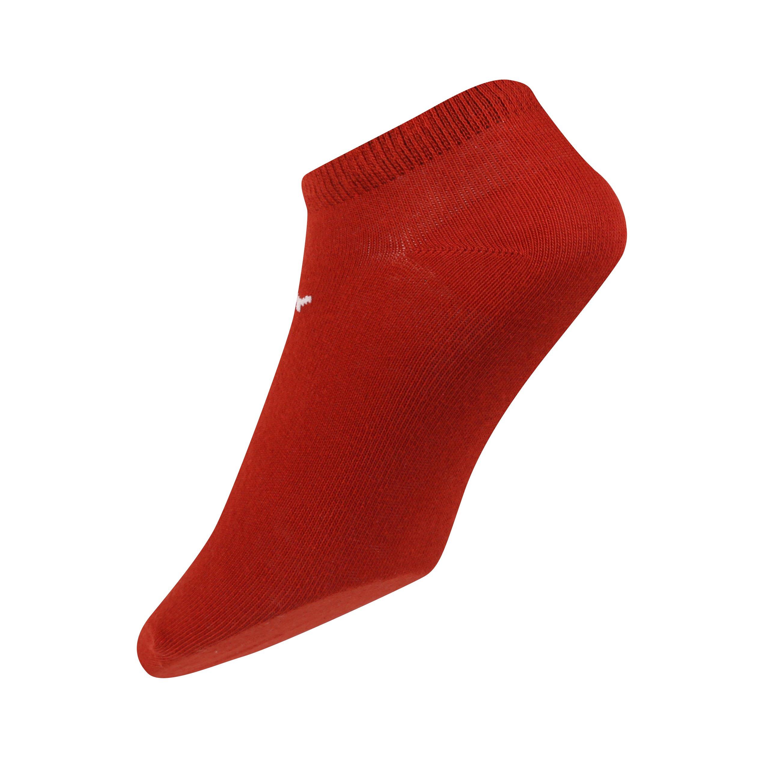 Red/Wht/Blk - DKNY - Farah 3 Pack of Liner Socks Womens - 5
