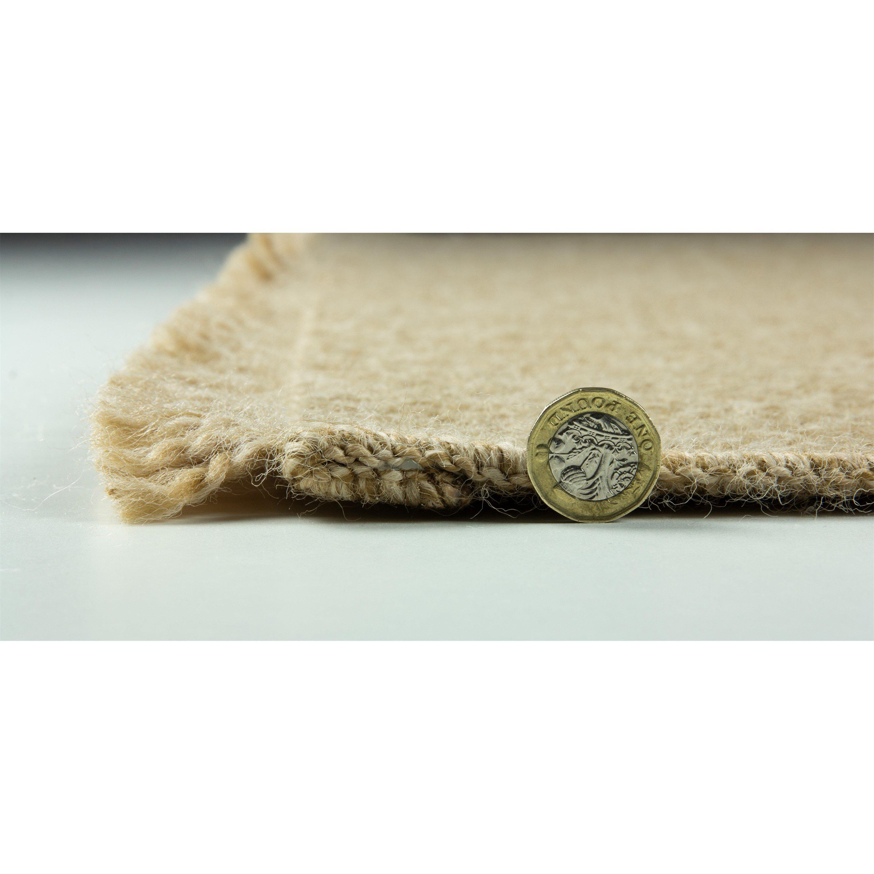 Neutral - Arthouse - Jute Effect Twist 120 x 170cm Rug - 3