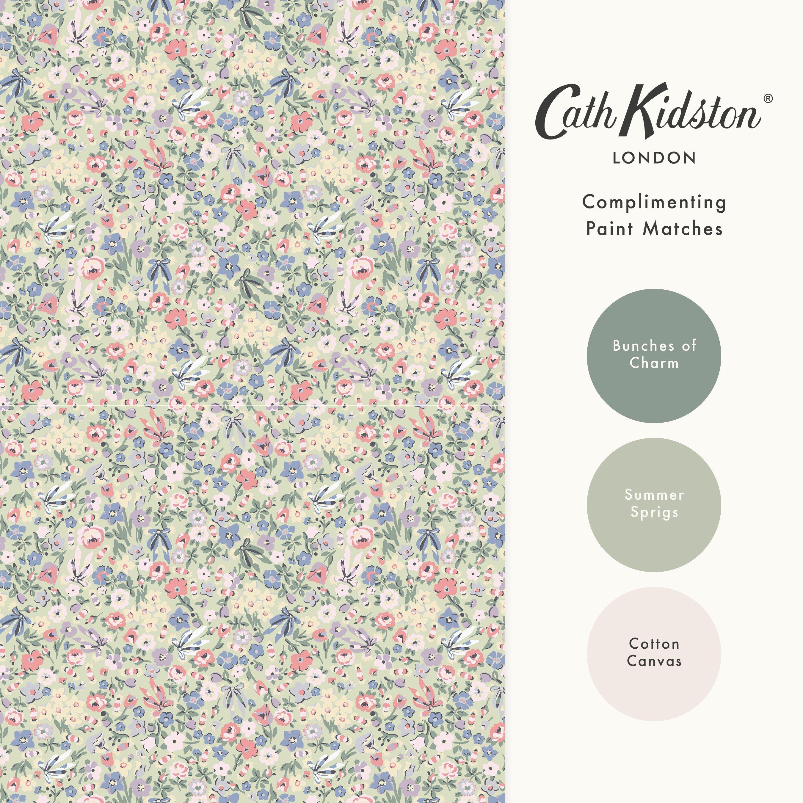 Sage - Cath Kidston - Harmony Ditsy Sage Wallpaper - 4