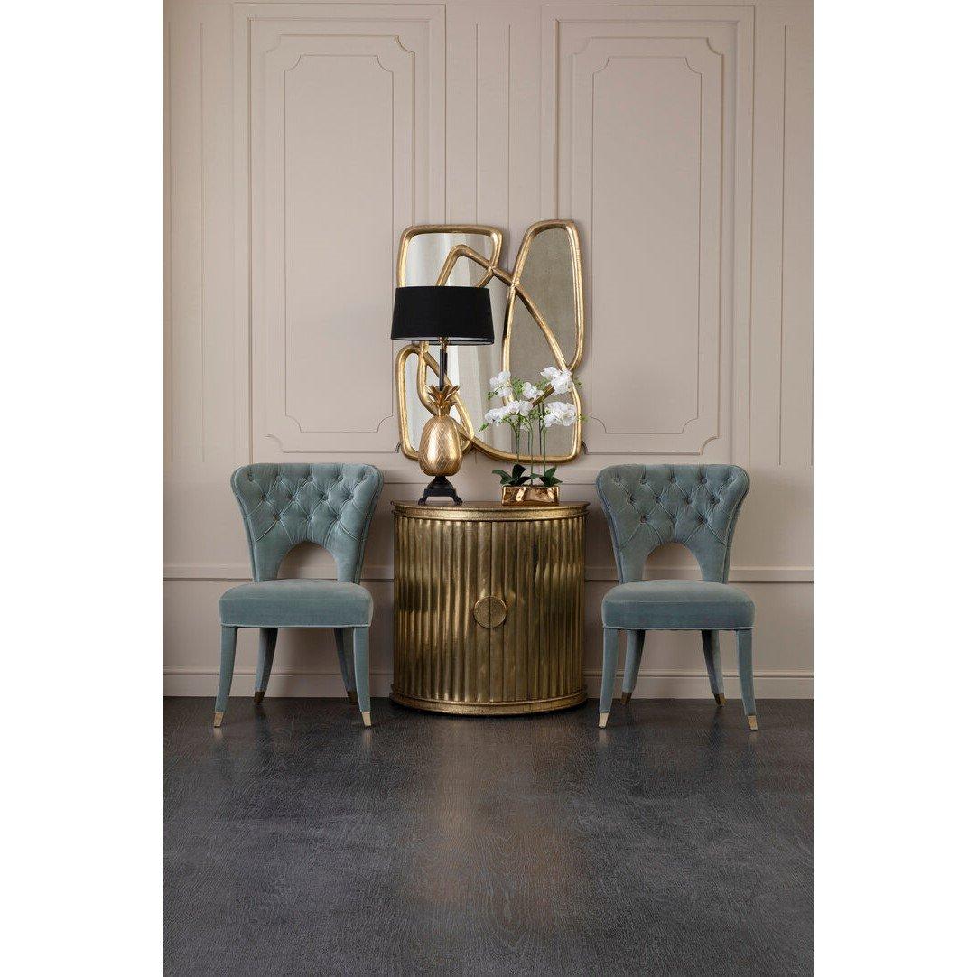 Green - Fifty Five South - Villi Blue Feature Chair - 2