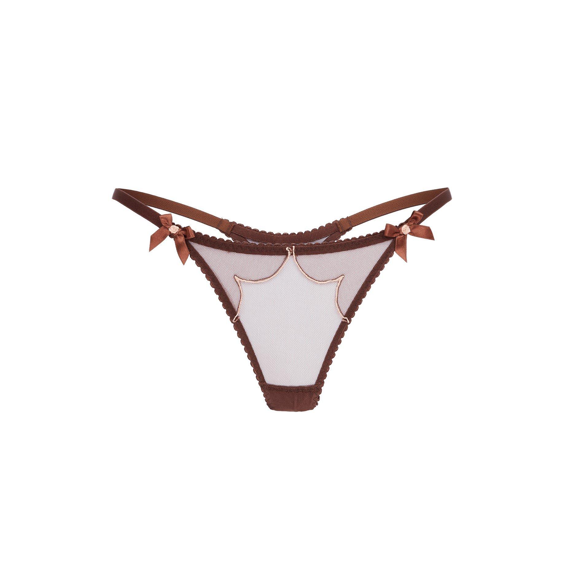 Chestnut/Peach - Agent Provocateur - LORNA Thong - 5