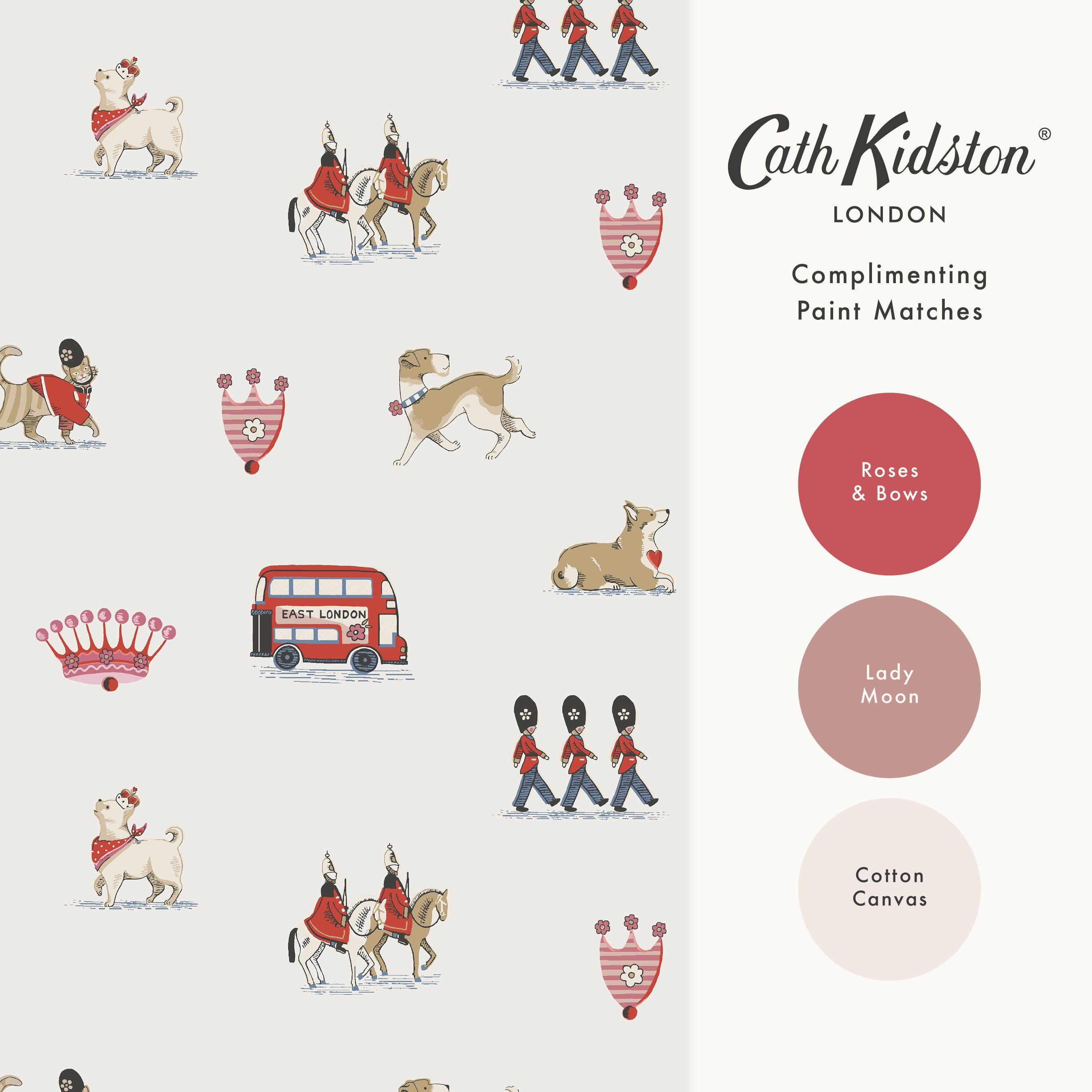 Cream - Cath Kidston - Queenies London Cream Wallpaper - 4