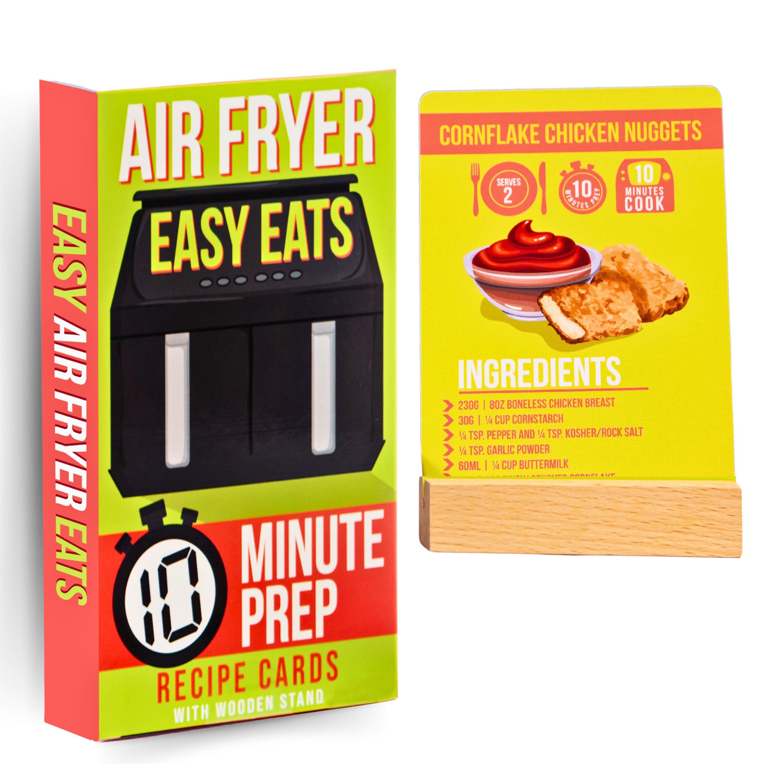 Boxer Gifts Easy Eats Air Fryer Recipe Cards  Fun Recipe Card