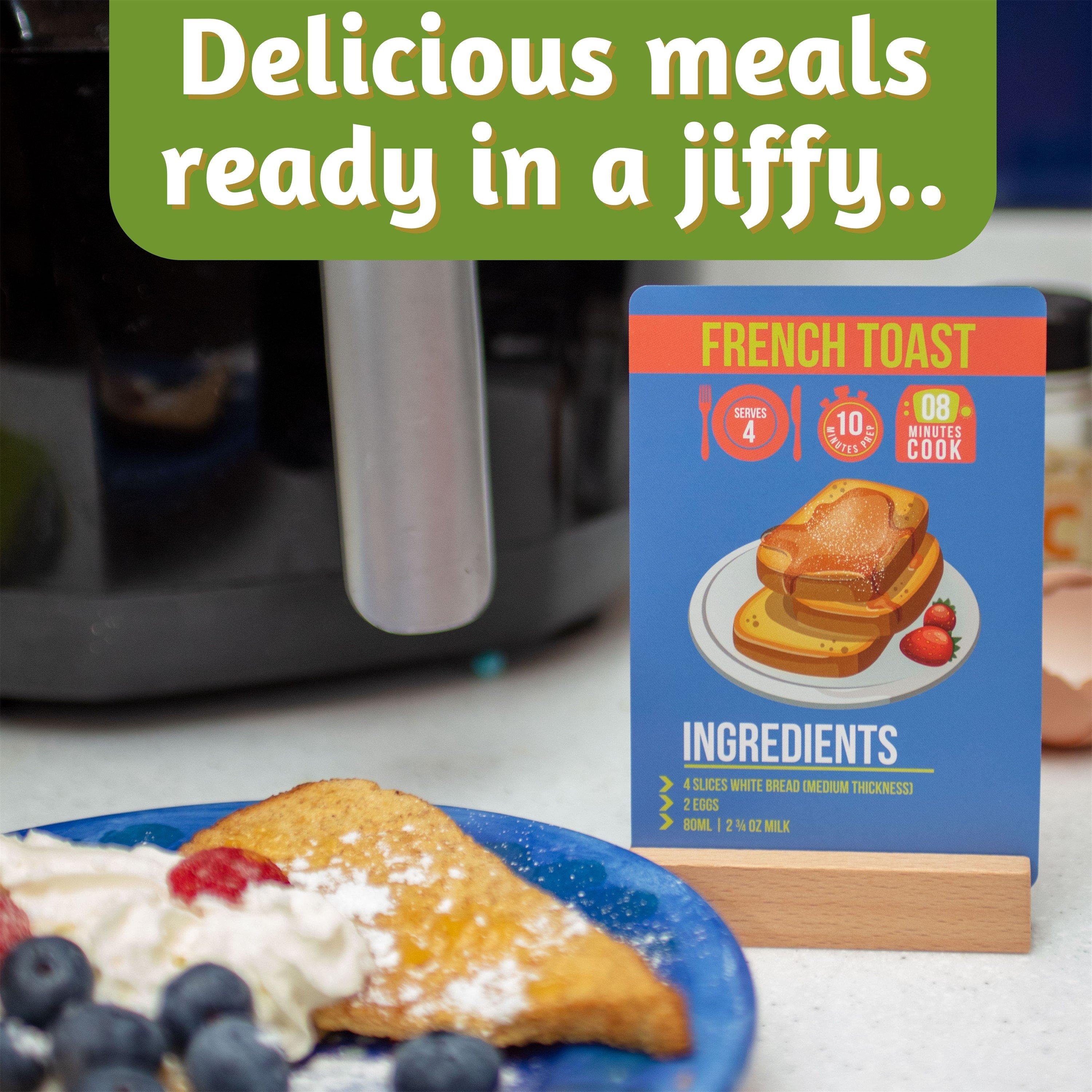 None - Boxer Gifts - Easy Eats Air Fryer Recipe Cards  Fun Recipe Card - 4