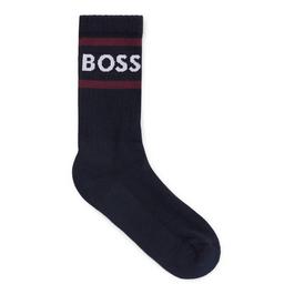 Boss Rib Stripe Socks 3-Pack Mens