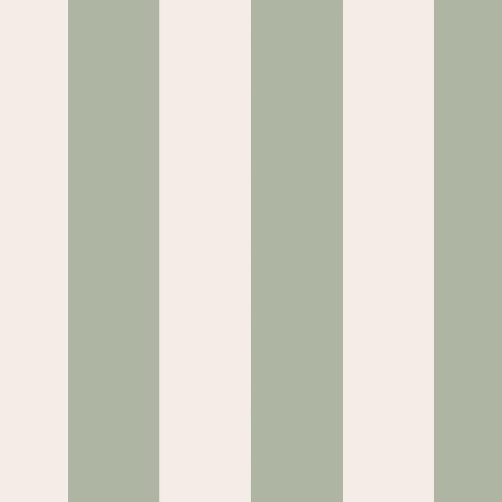 Cath Kidston  Canopy Stripe Wallpaper Sage