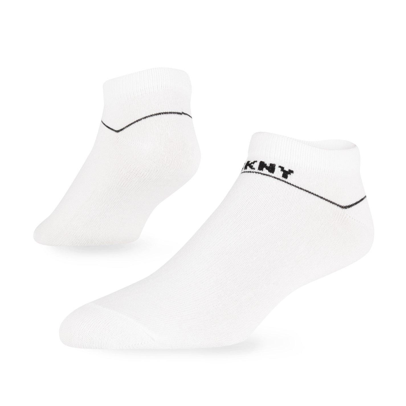 White - DKNY - 3 pack Mens Trainer Liners Jefferson - 3