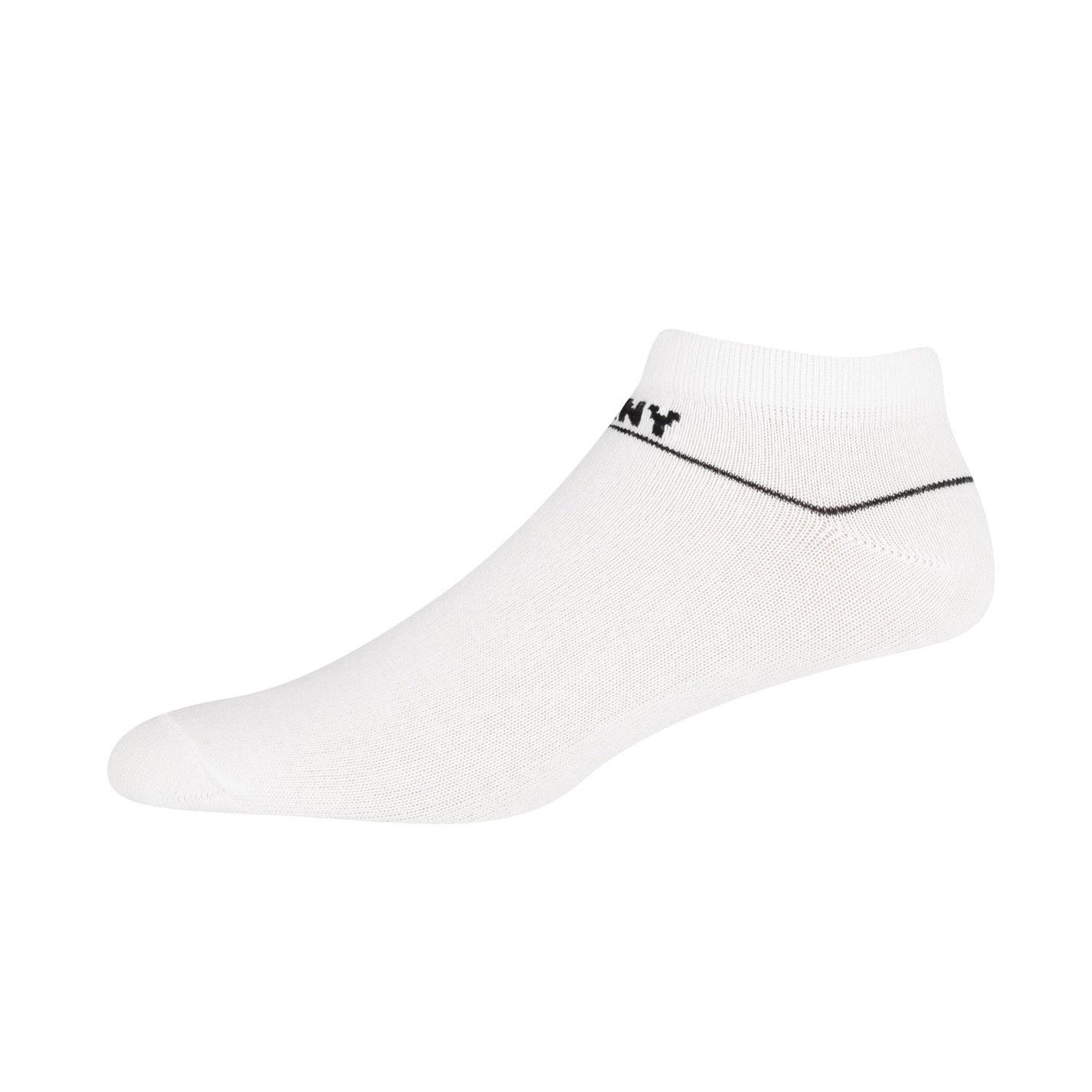 White - DKNY - 3 pack Mens Trainer Liners Jefferson - 4