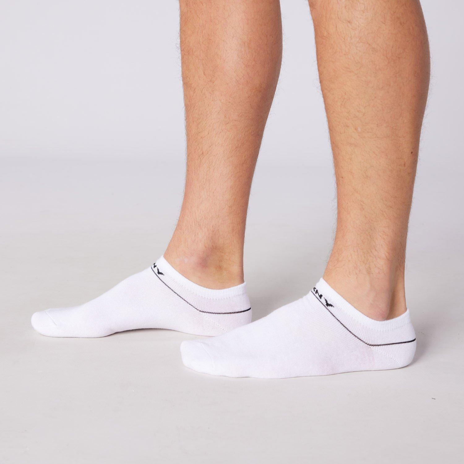 White - DKNY - 3 pack Mens Trainer Liners Jefferson - 6