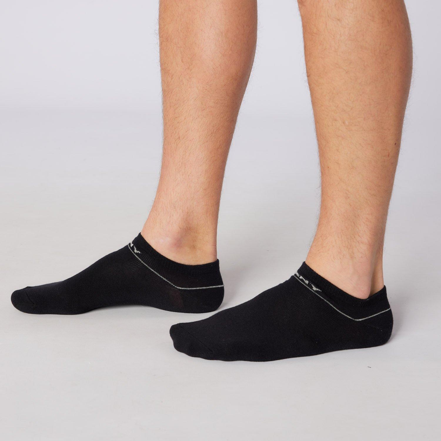 Black - DKNY - 3 pack Mens Trainer Liners Jefferson - 8