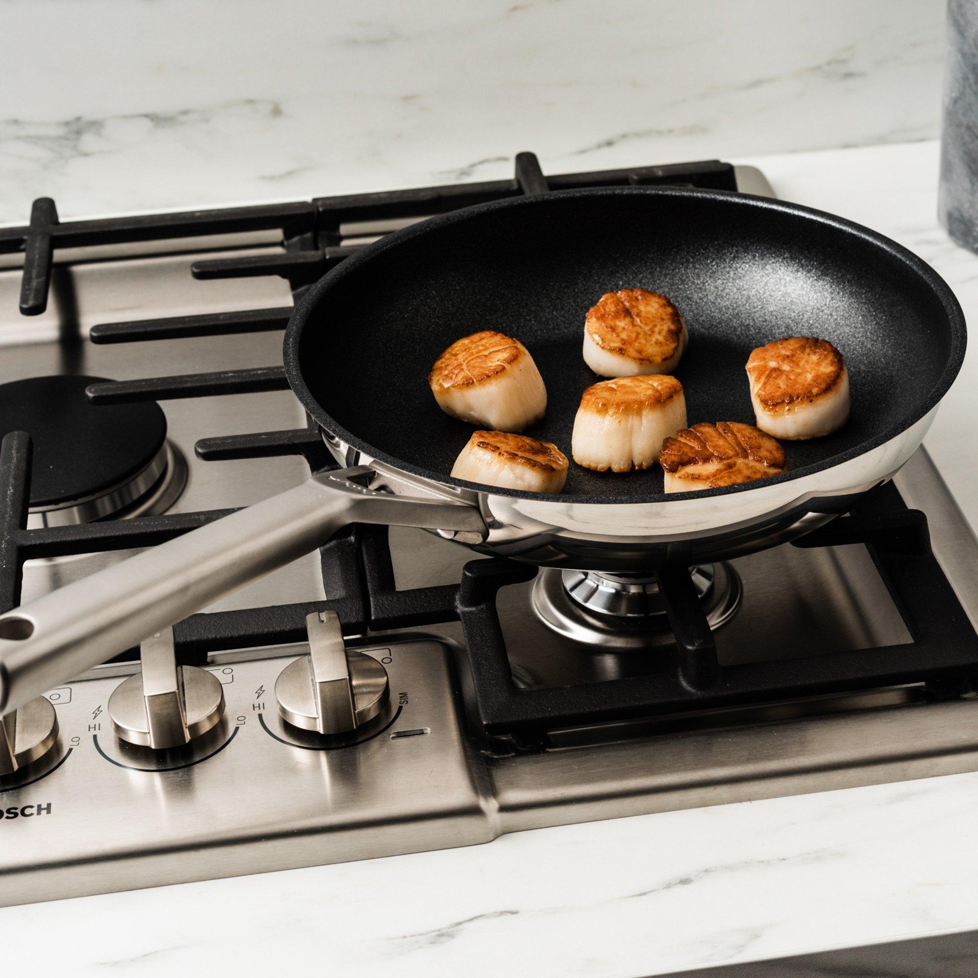 Stainless Steel - Ninja - Ninja Foodi ZEROSTICK 28cm Frying Pan C60028UK - 12