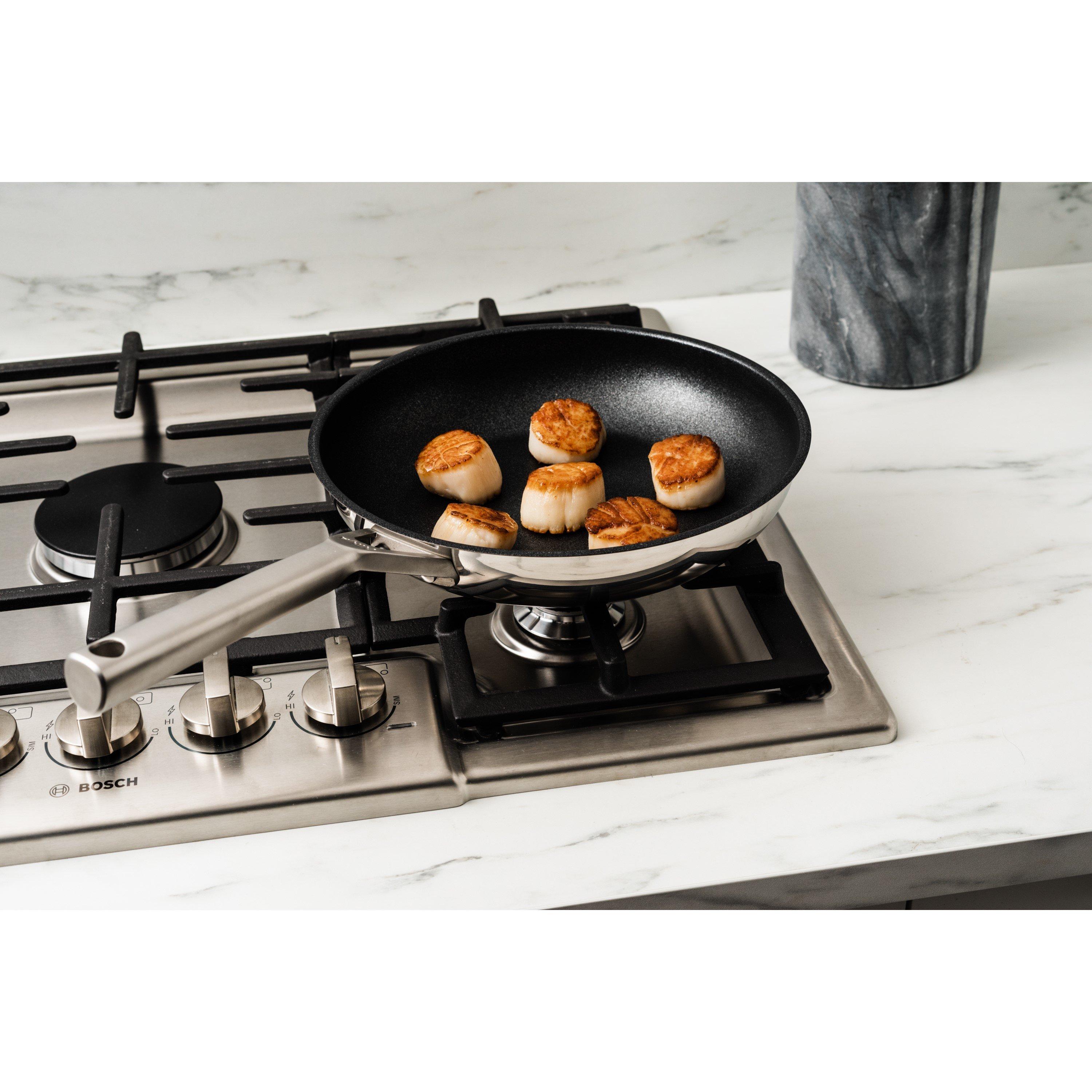 Stainless Steel - Ninja - Ninja Foodi ZEROSTICK 28cm Frying Pan C60028UK - 3