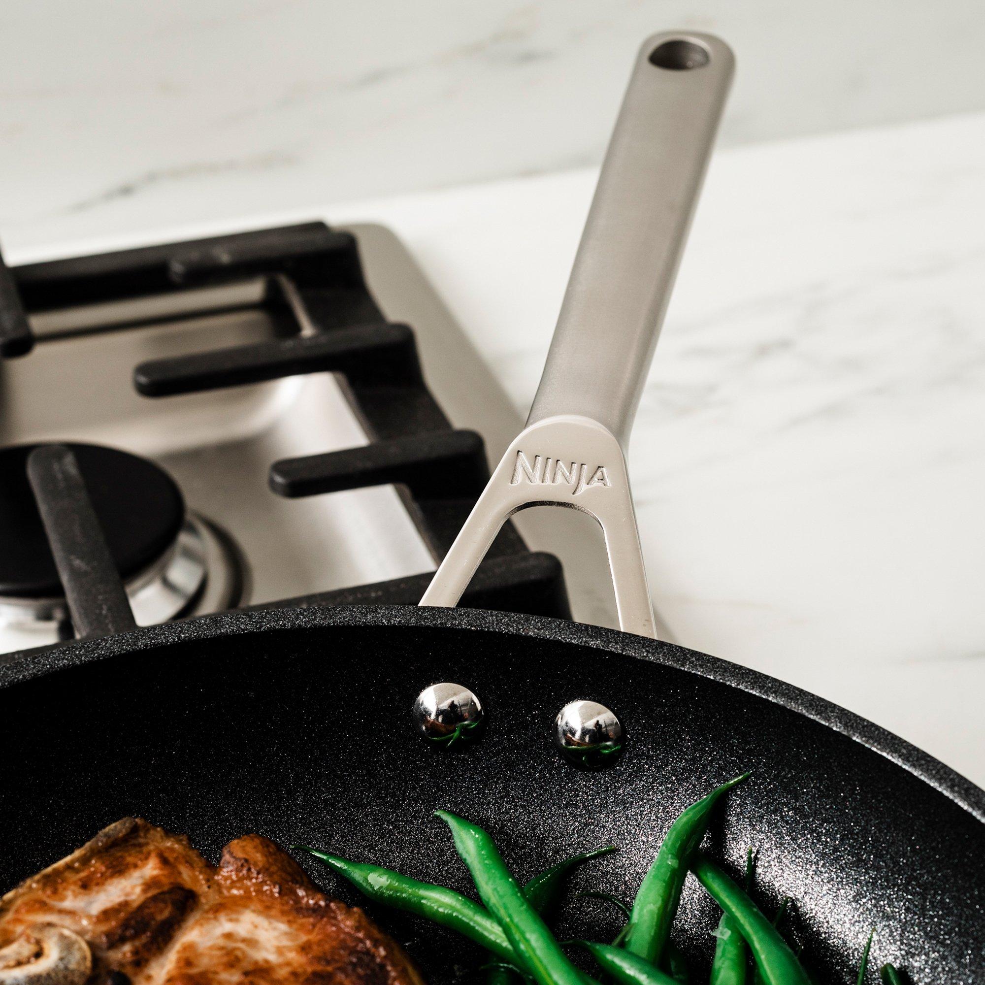 Stainless Steel - Ninja - Ninja Foodi ZEROSTICK 28cm Frying Pan C60028UK - 4