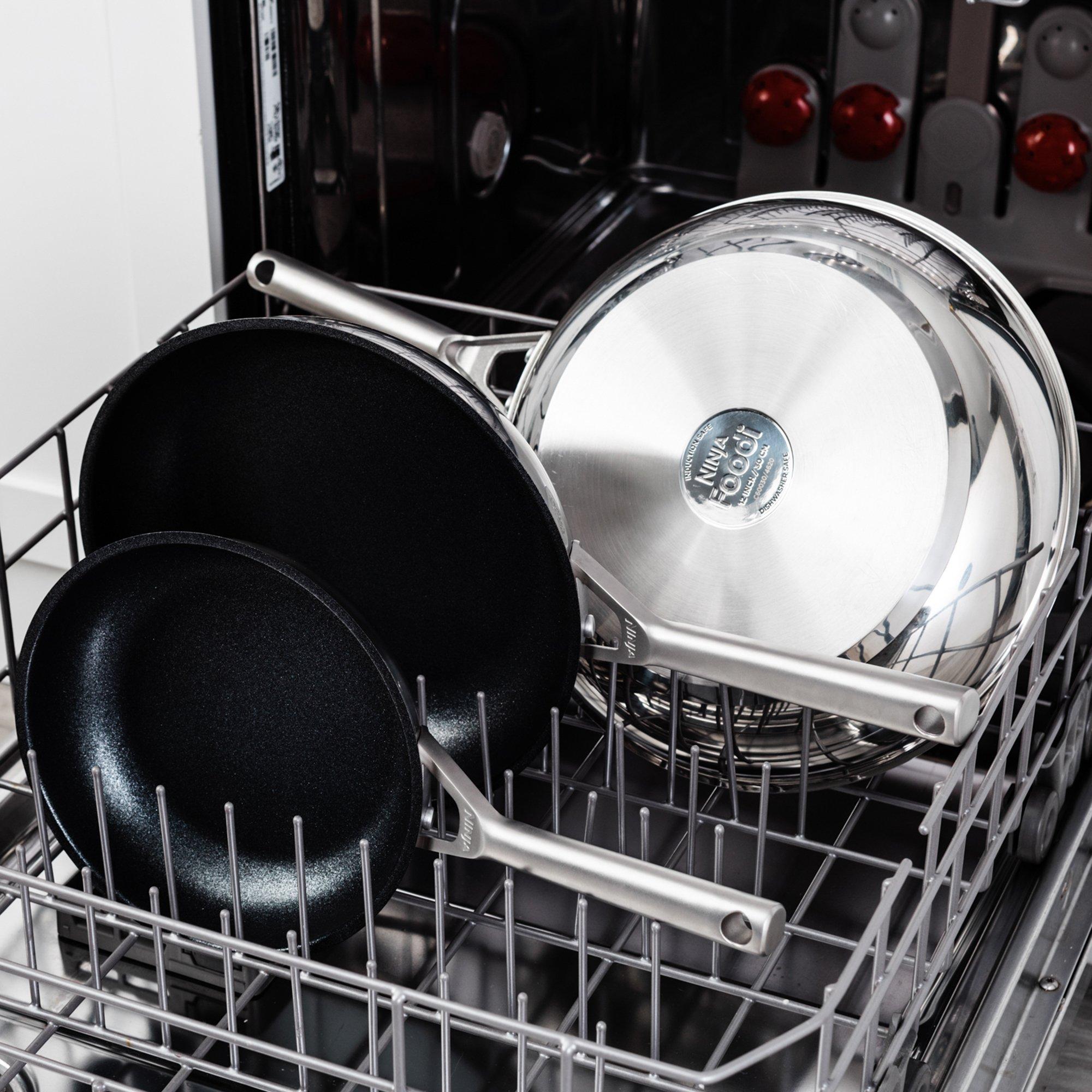 Stainless Steel - Ninja - Ninja Foodi ZEROSTICK 28cm Frying Pan C60028UK - 6