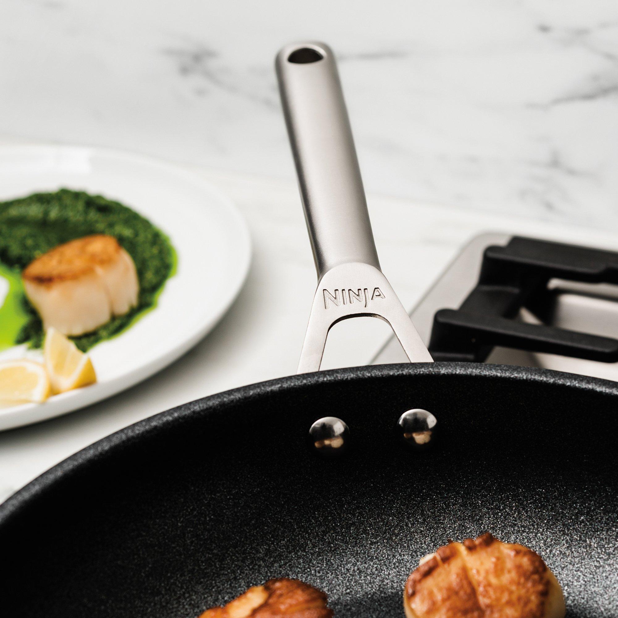 Stainless Steel - Ninja - Ninja Foodi ZEROSTICK 28cm Frying Pan C60028UK - 7