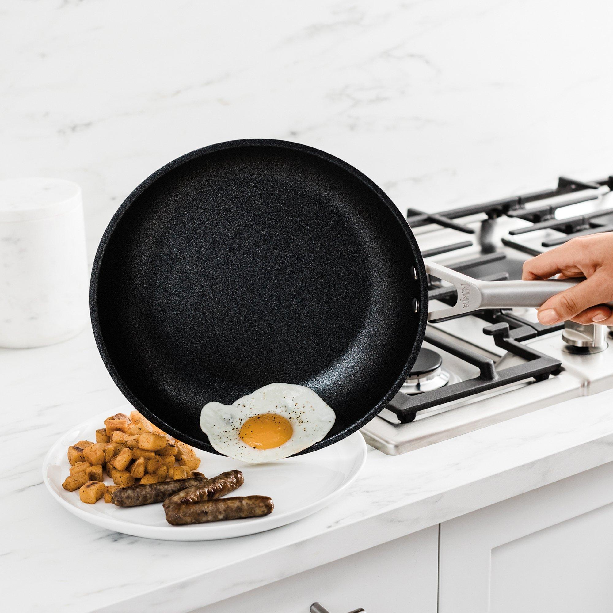 Stainless Steel - Ninja - Ninja Foodi ZEROSTICK 28cm Frying Pan C60028UK - 8